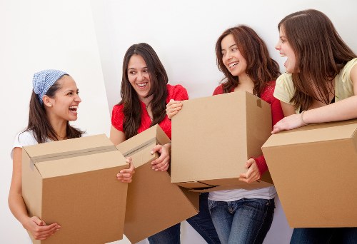 Experienced Poppy Movers staff loading items onto truck