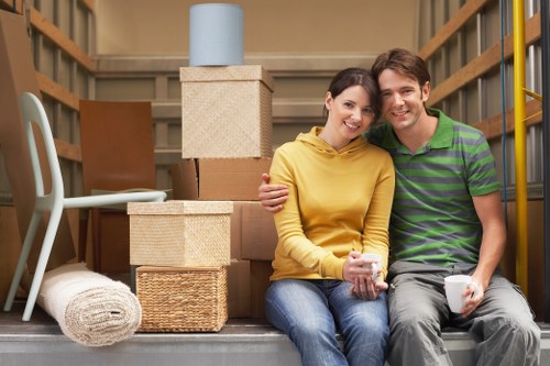 Organized setup by Poppy Movers in a residential space